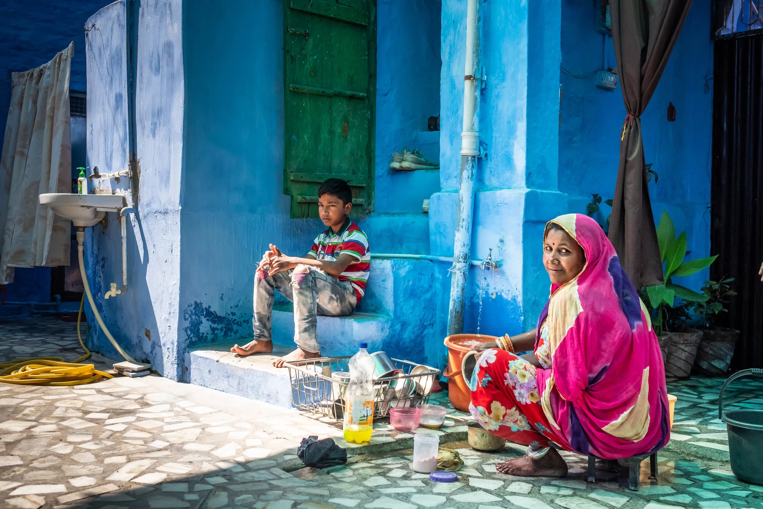 Iconic blue house in Jodhpur