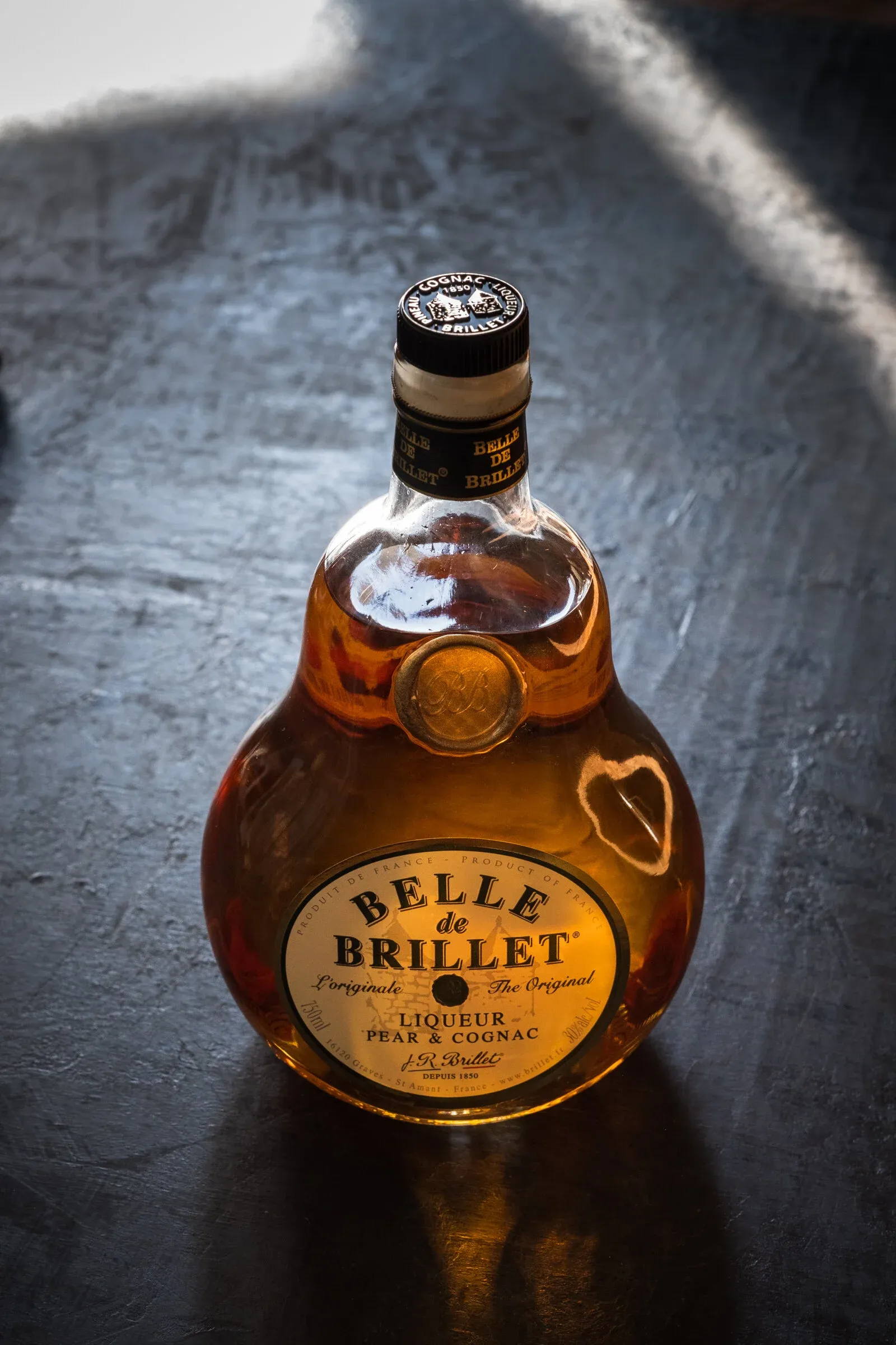 Belle de Brillet Pear Liqueur bottle