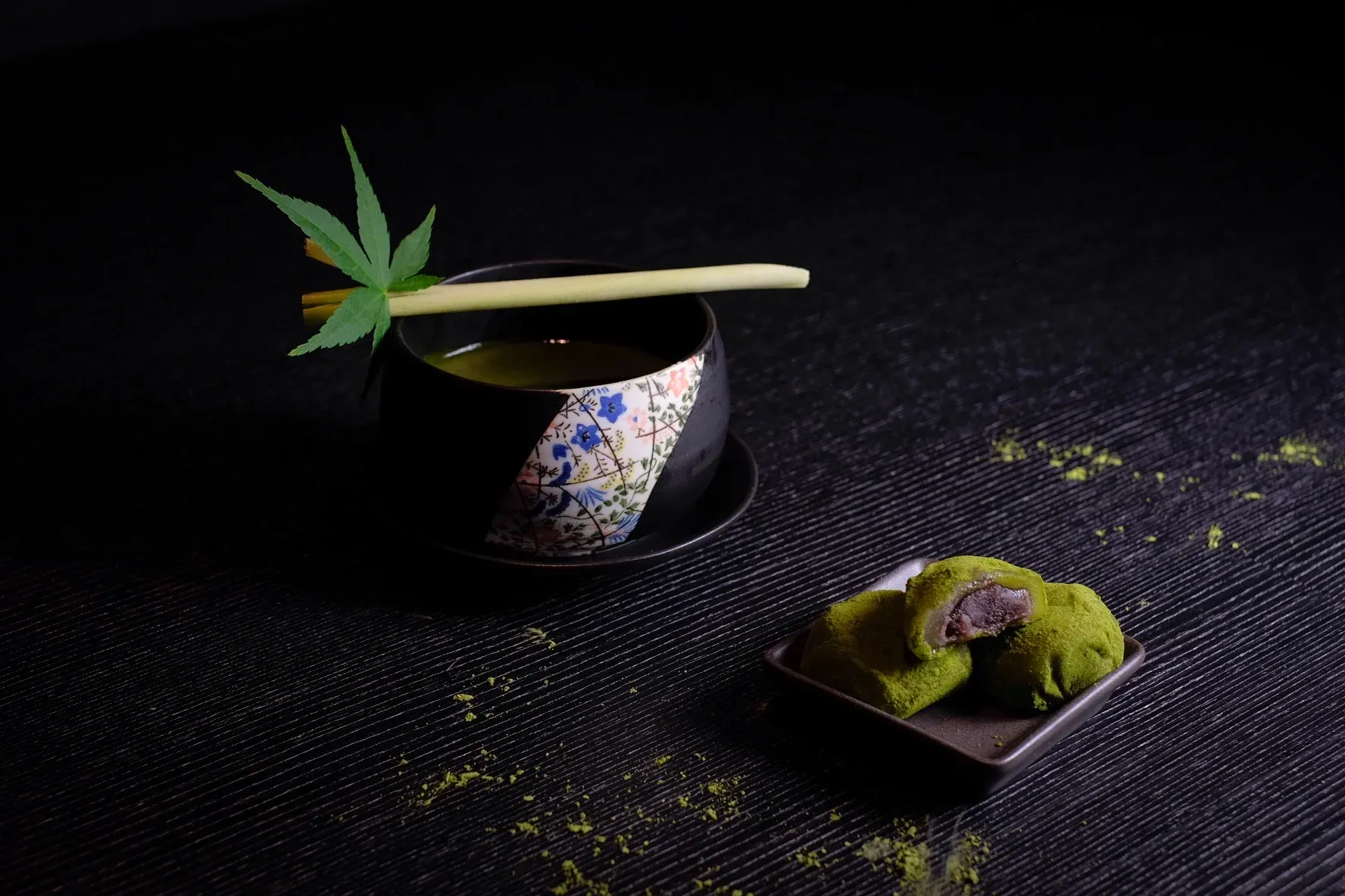 The Last Word from the Far East cocktail served in a Japanese bowl