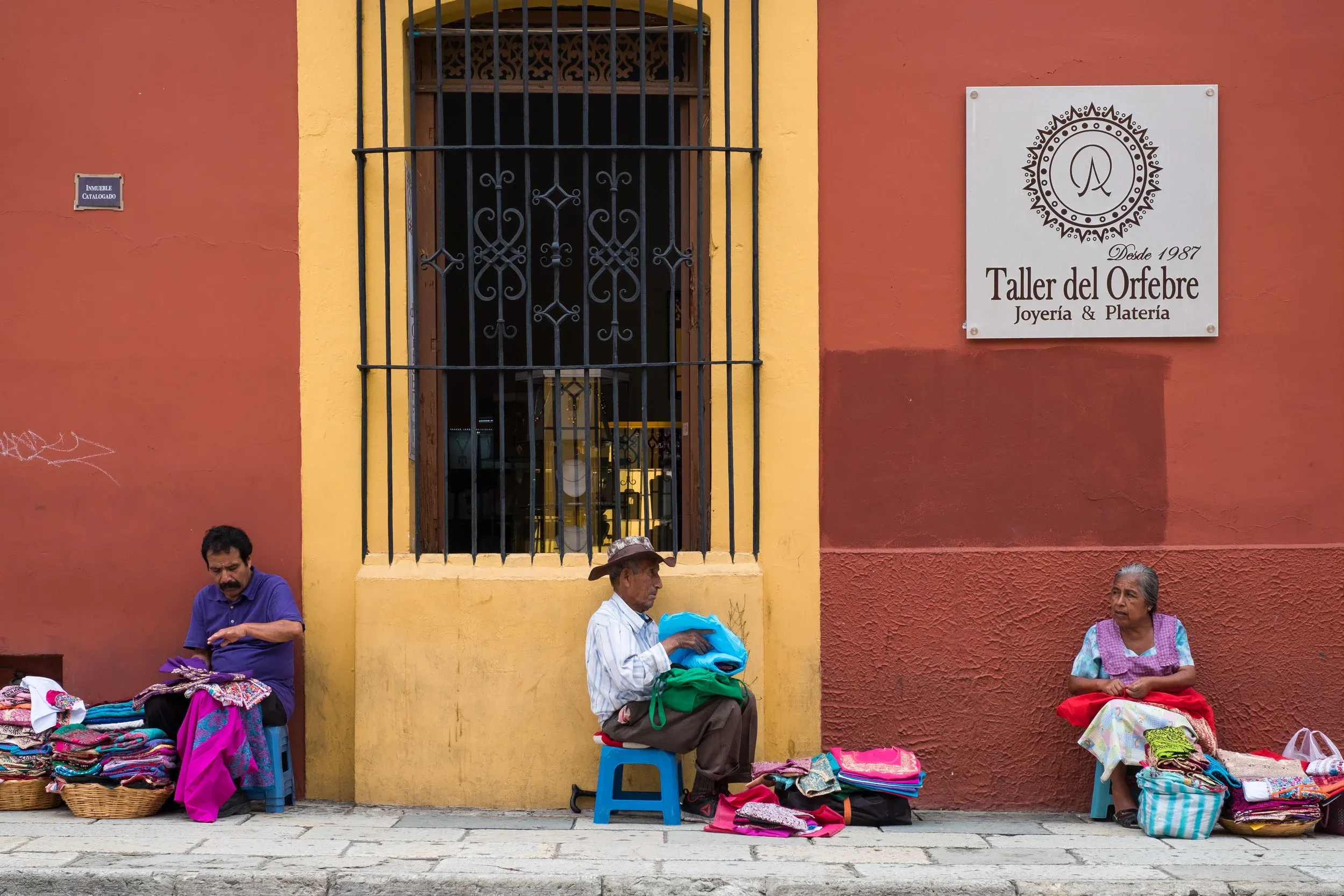 Street scene in Oaxaca City