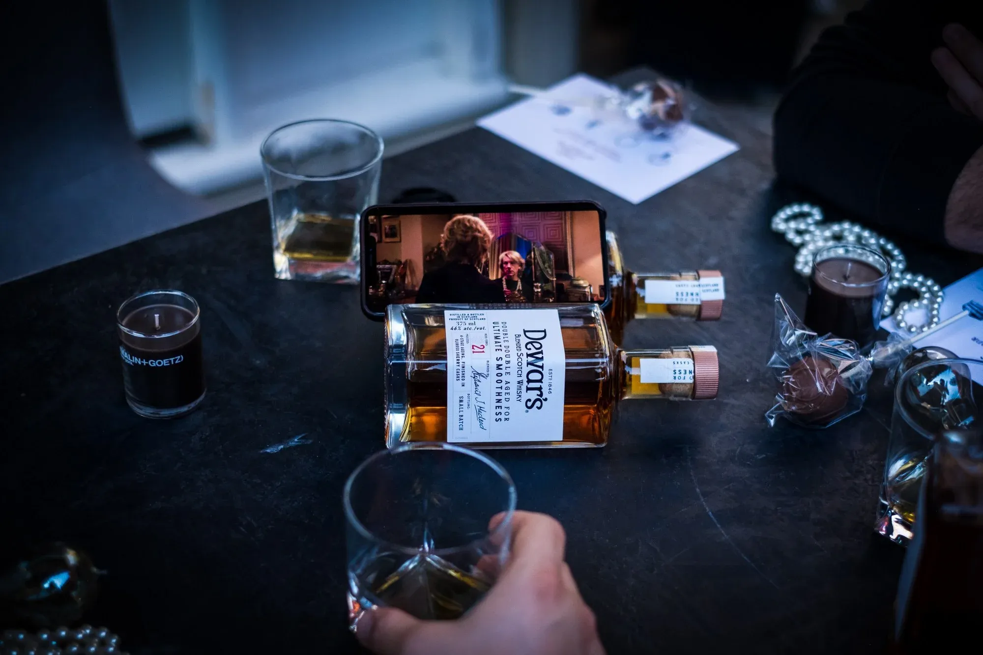 Viewing party for Dewar's Double Double launch