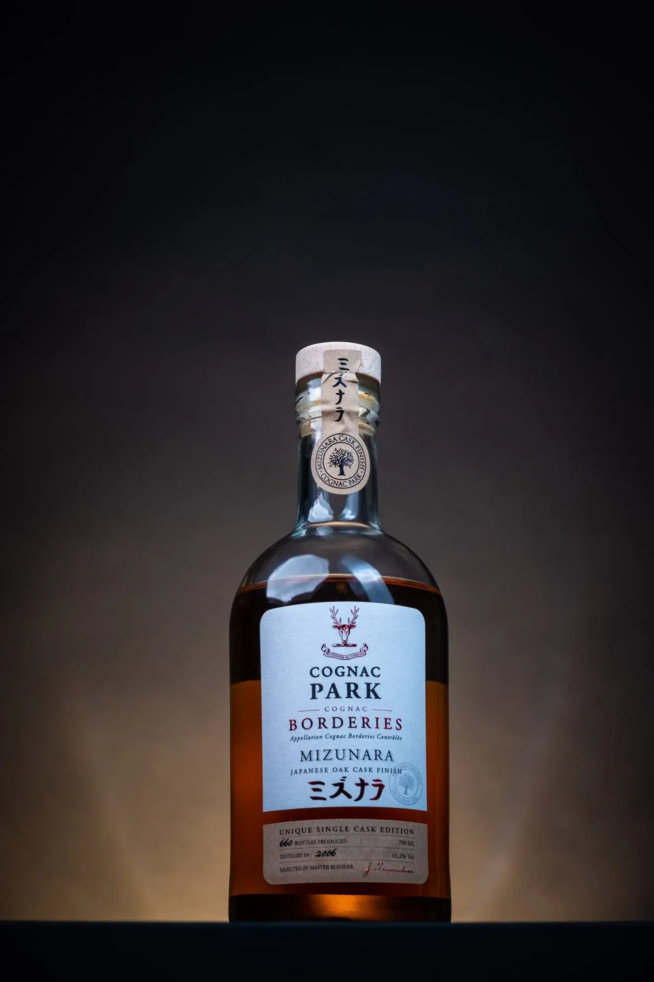 Cognac Park bottle detail