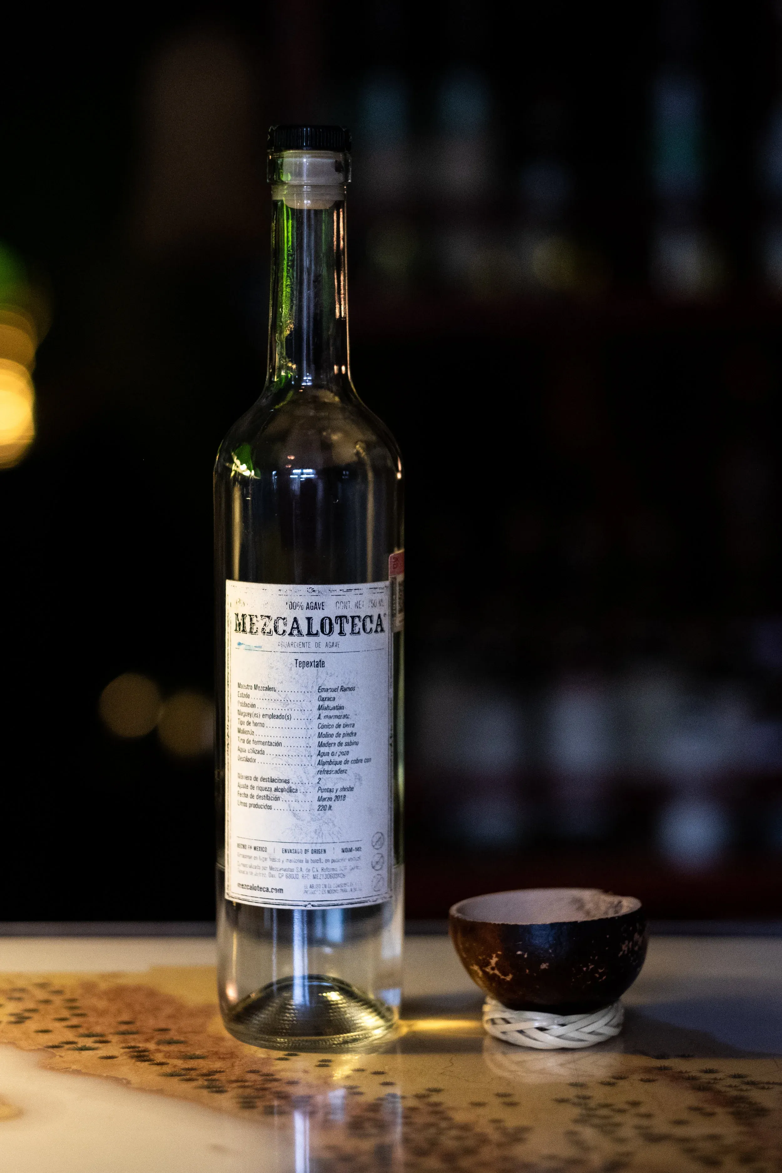 Mezcaloteca tasting room