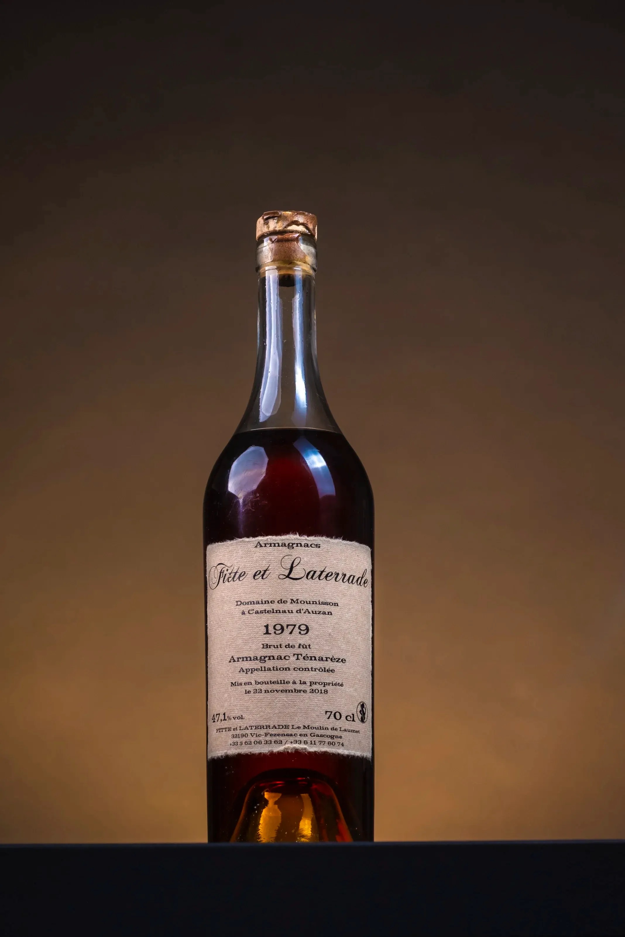 Fitte et Laterrade 1979 Armagnac bottle