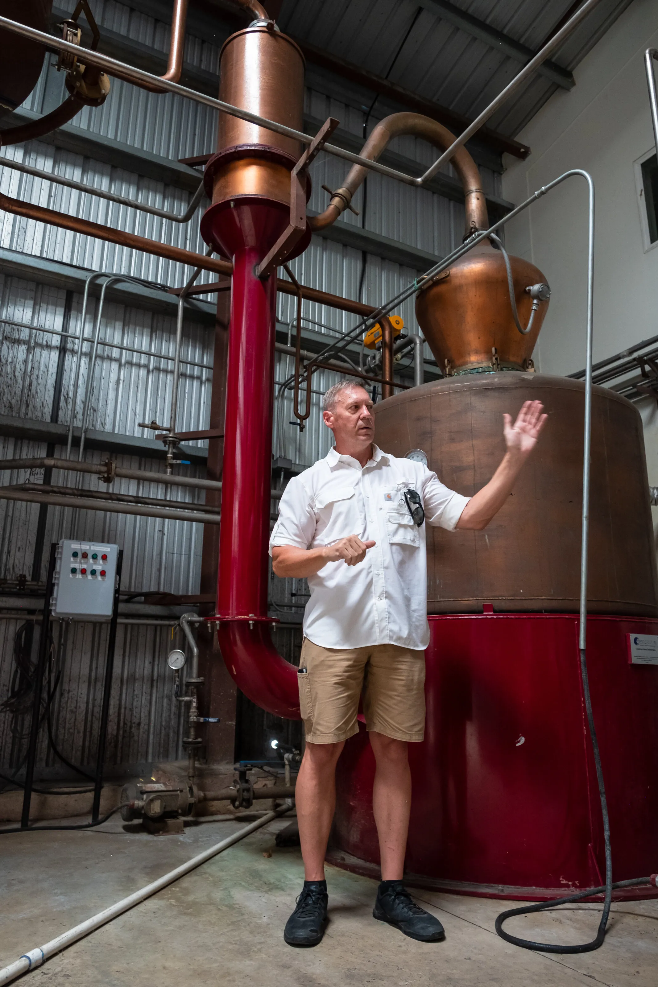 Ed Tiedge, the Master Distiller