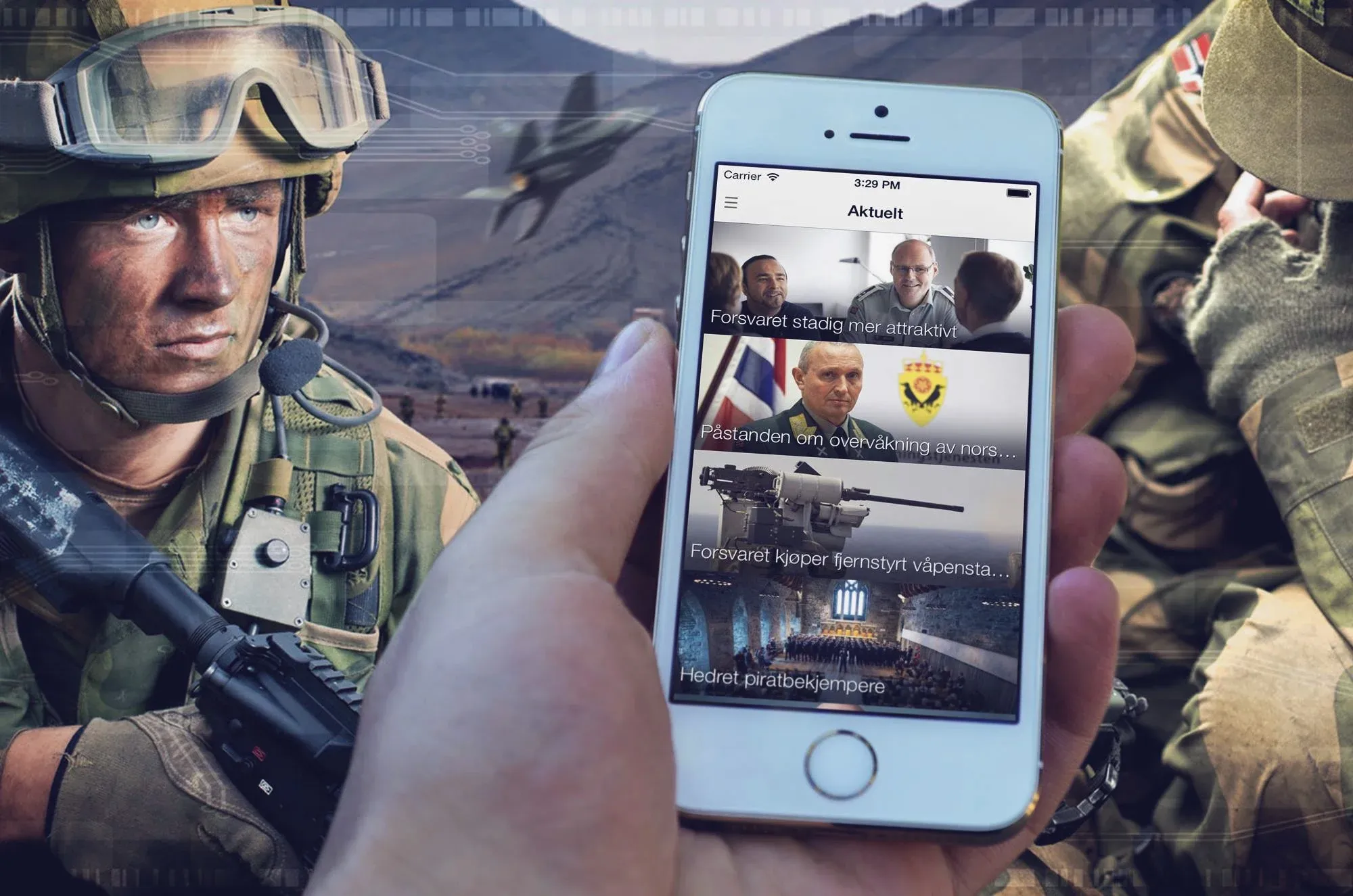 The app that Sindre made in the military