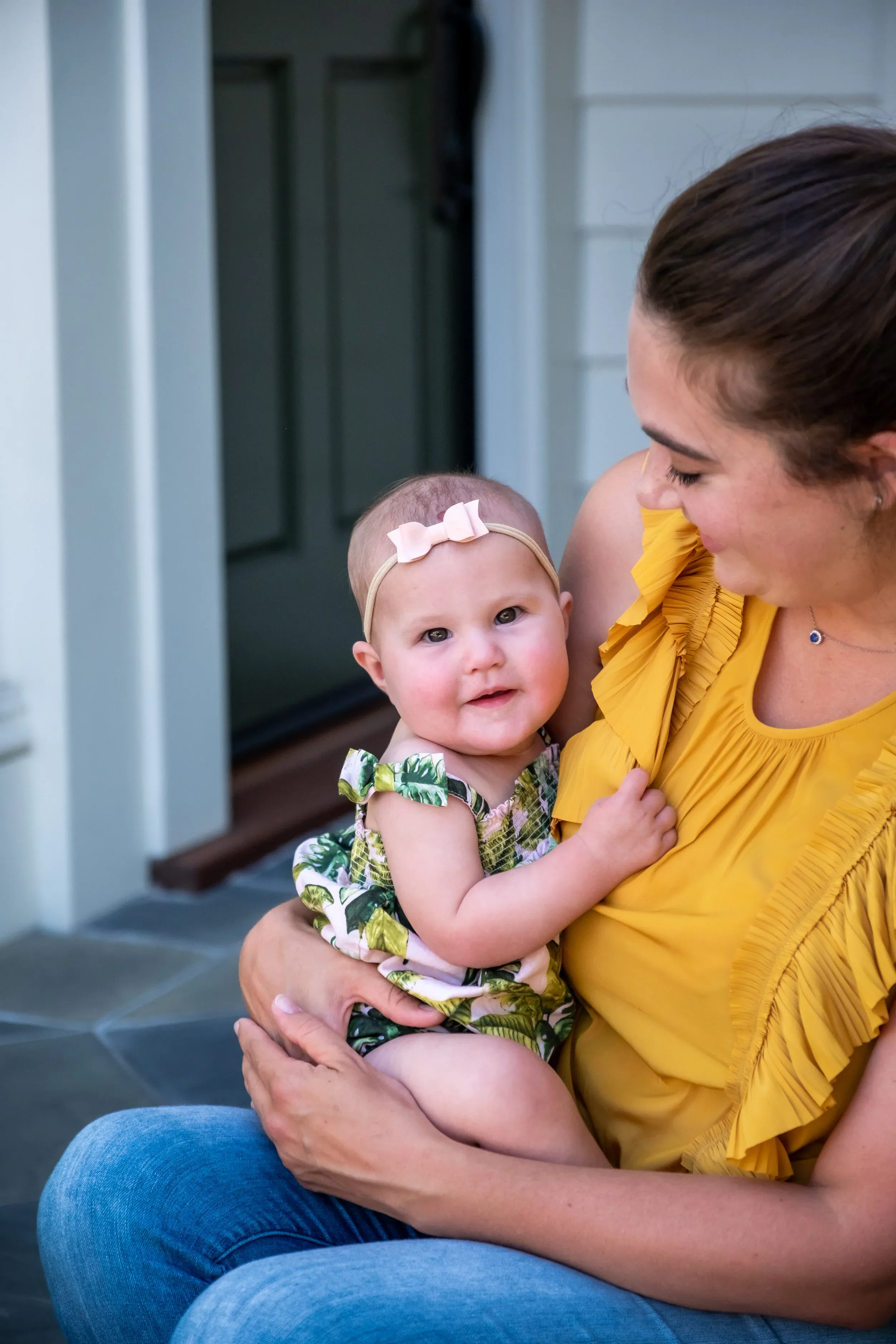 Family welcoming a new baby in Palo Alto