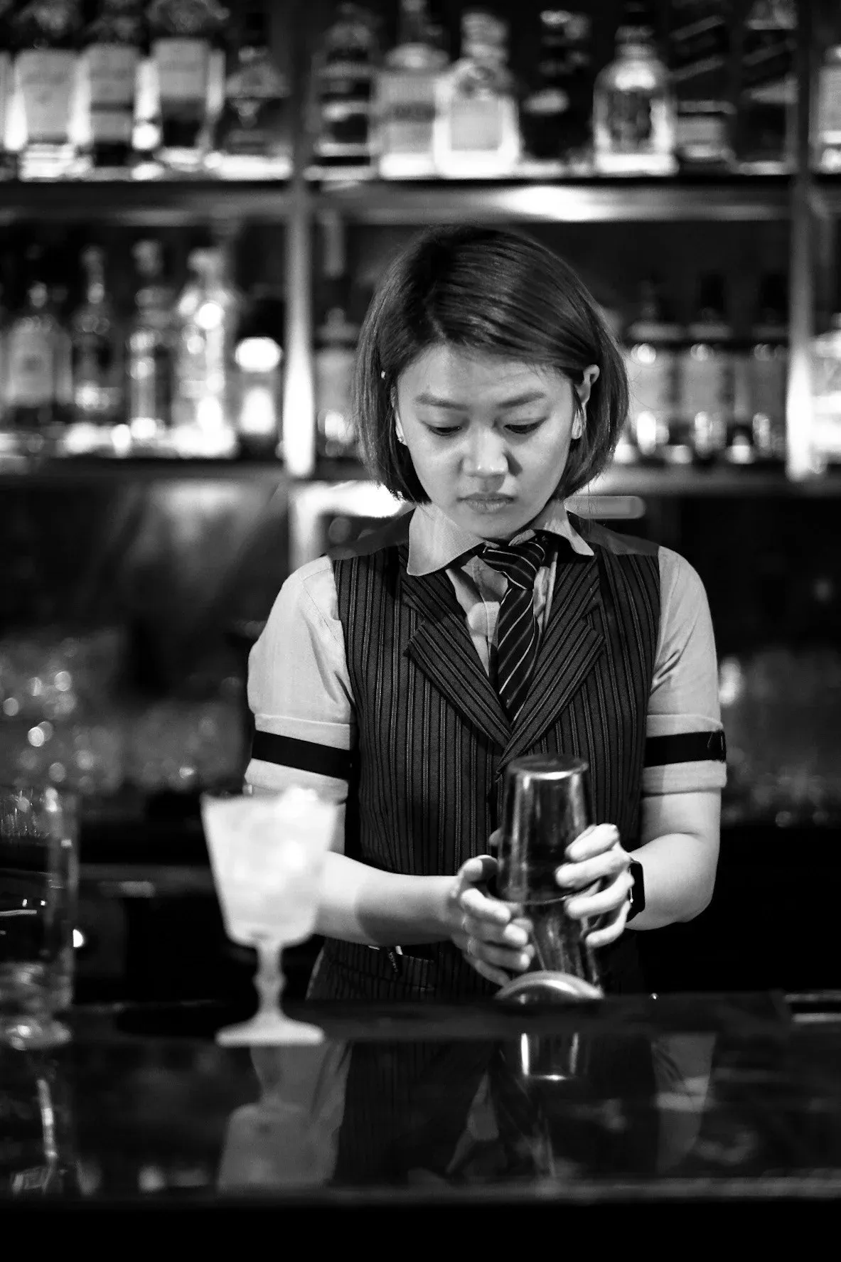 Manhattan bar interior