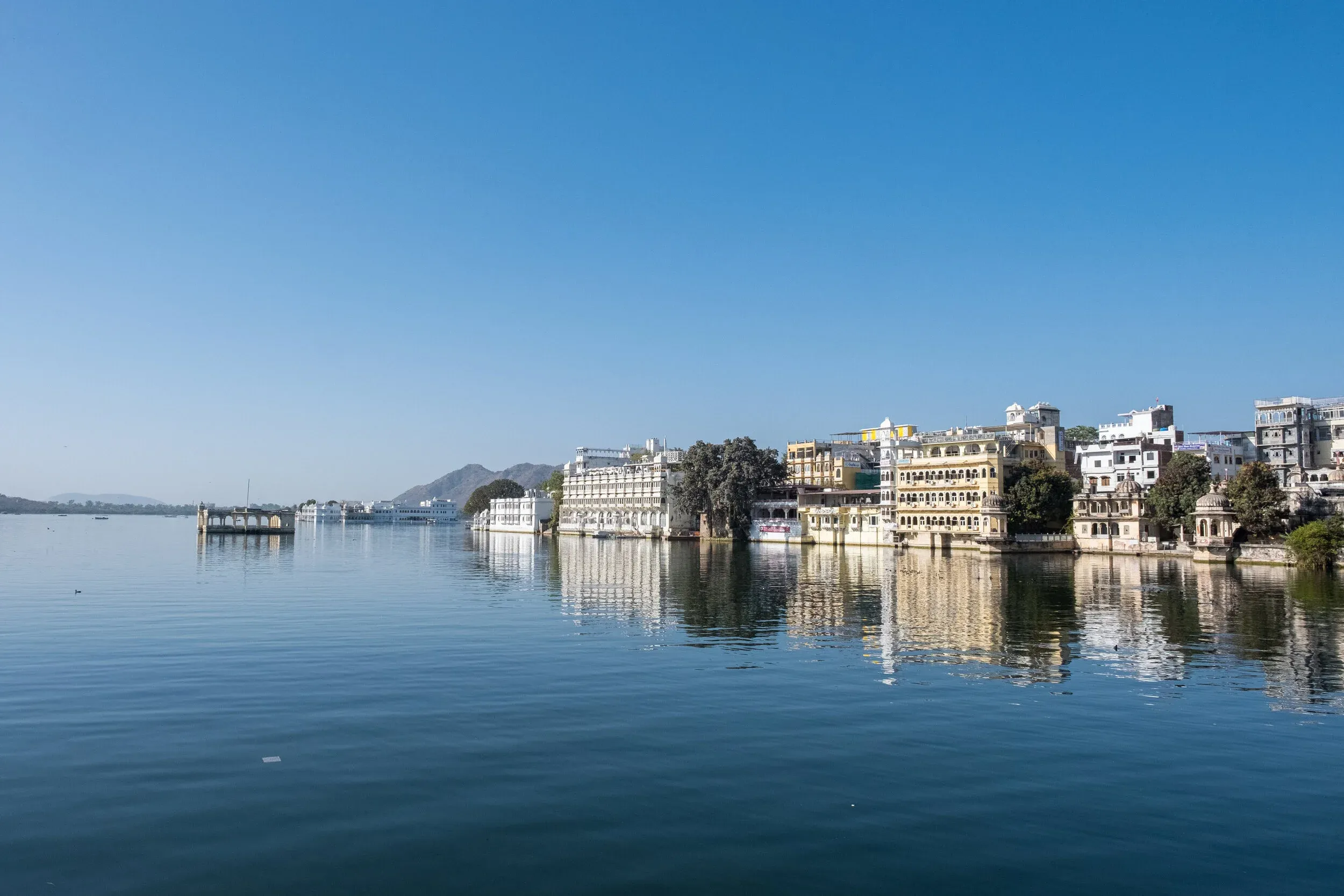 Udaipur beside tranquil Lake Pichola