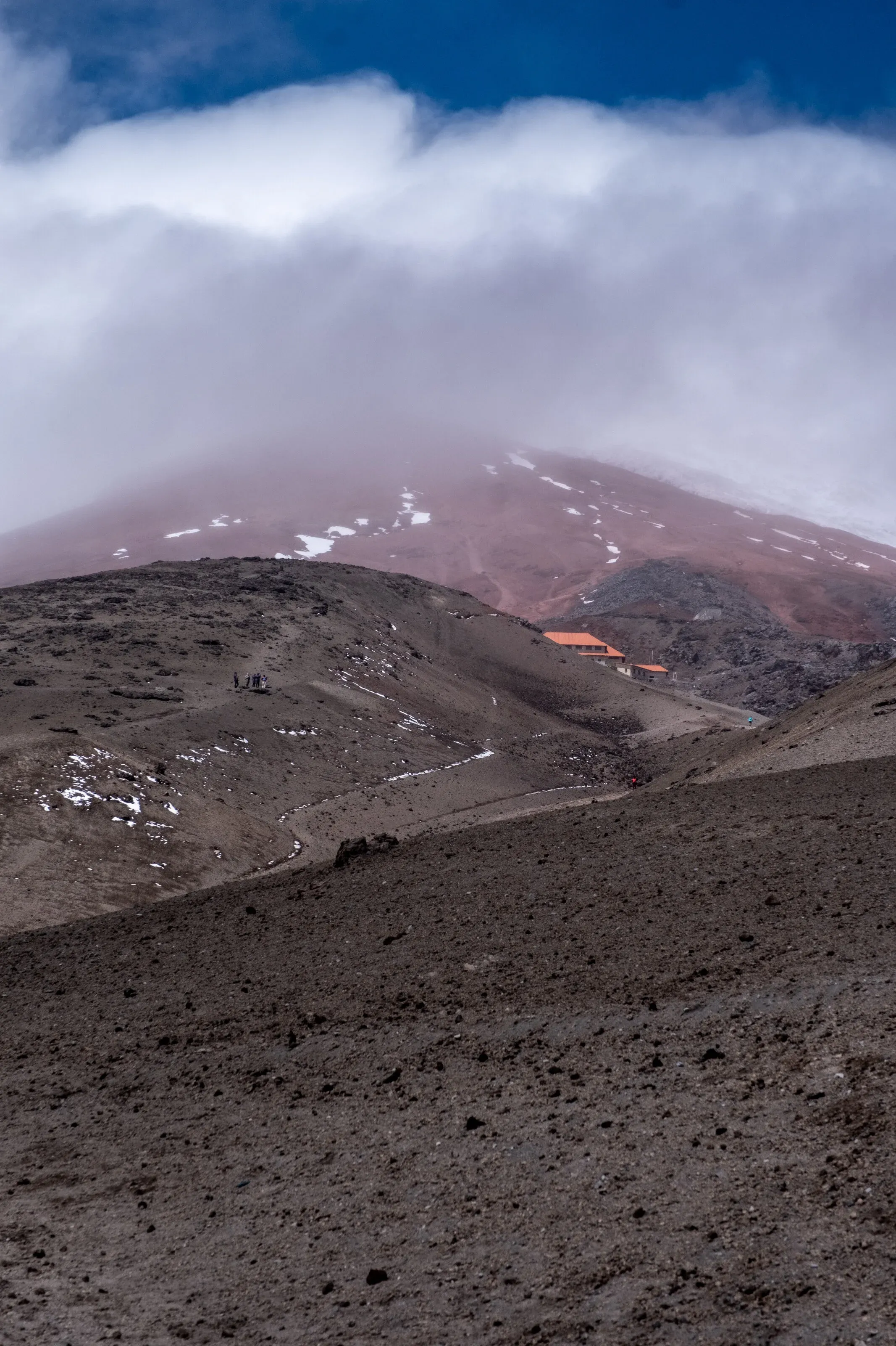 Cotopaxi volcano base camp