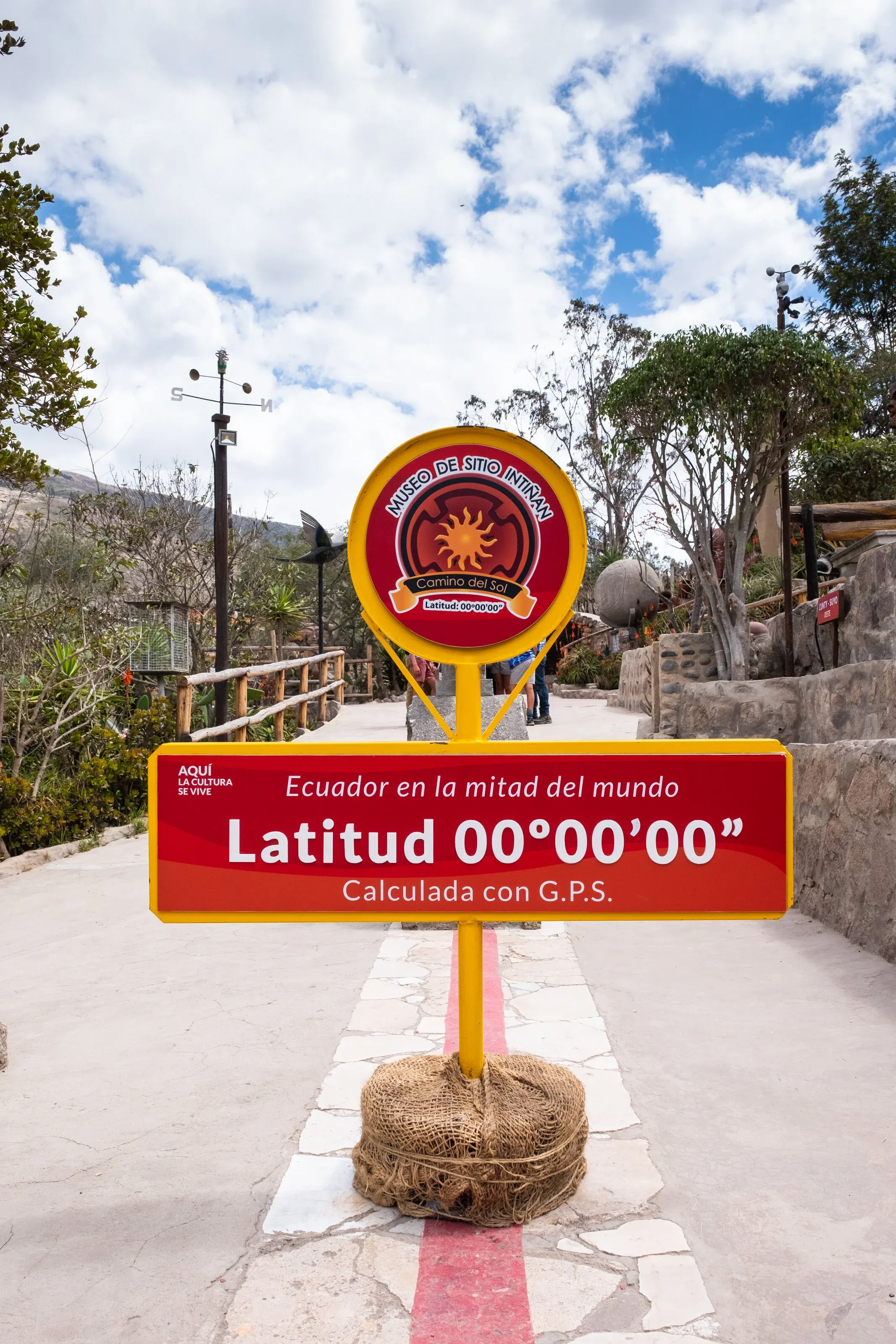 Visiting the equator line