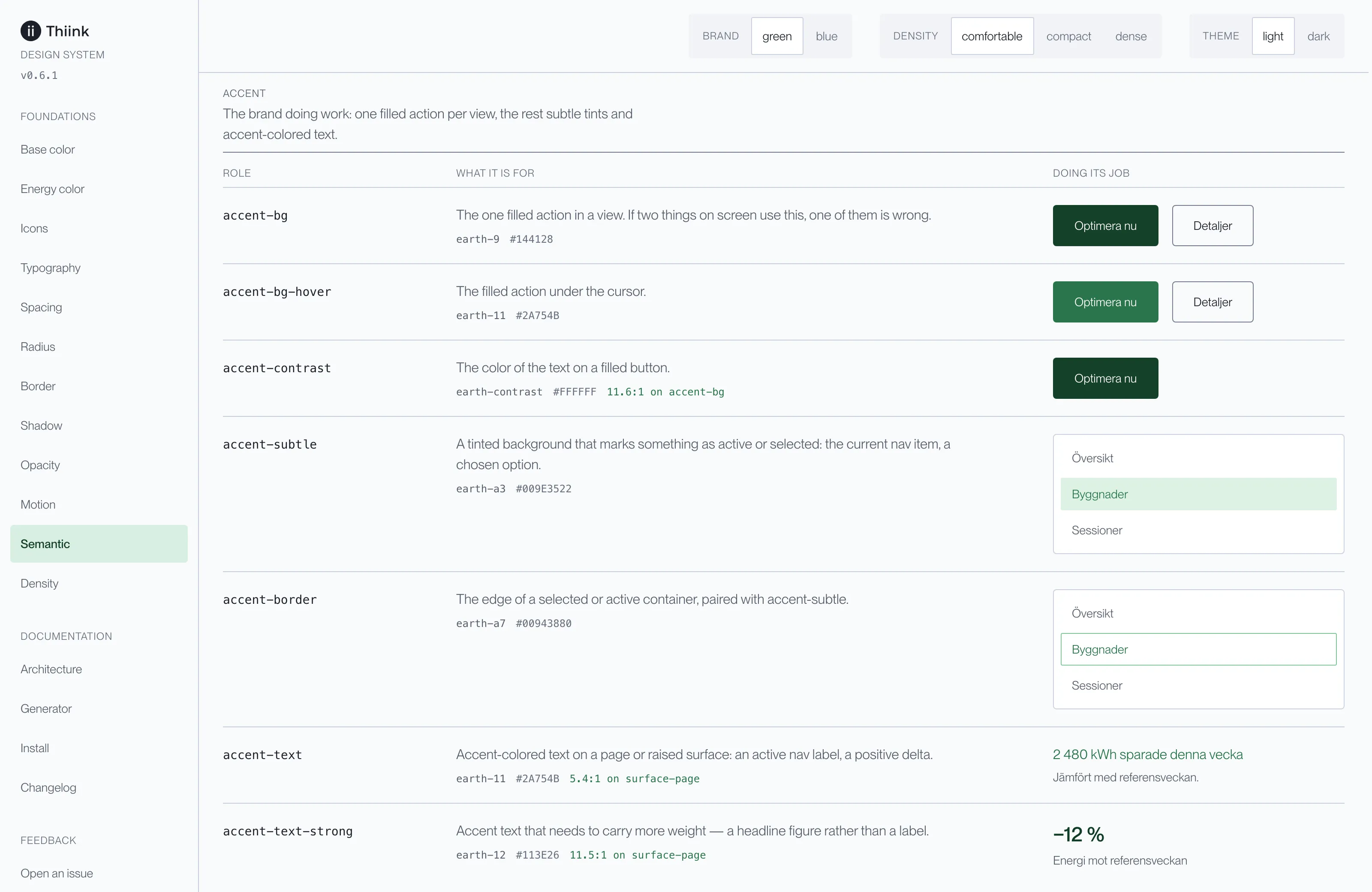 The reference website shows Home AI's green brand, roomy spacing, and light appearance